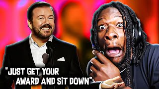 RICKY GERVAIS DESTROYS HOLLYWOOD!!! \\