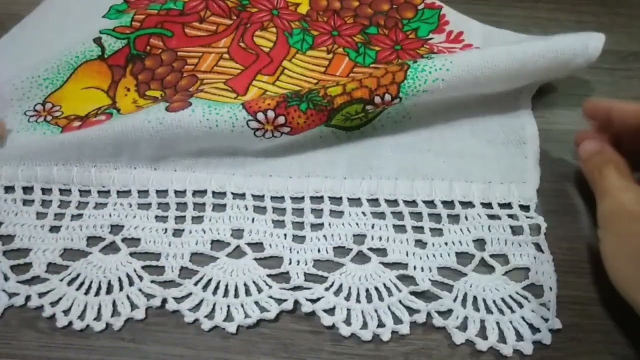 Lindo barradinho de crochê canhoto #helenagonçalves #crochet #barradodecroche #semprecirculo