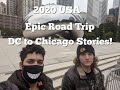 2020 Road Trip pt.1 Crazy Stories from Our Epic Cross Country USA Drive from DC to Chicago