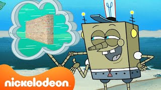 سبونج بوب | سبونج بوب وسكويدورد رجلان آليان؟ | مشهد كامل | Nickelodeon Arabia