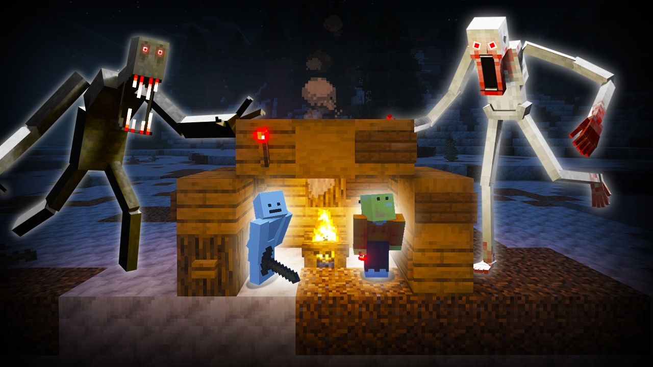 Surviving Minecraft With Every Horror Mod - YouTube