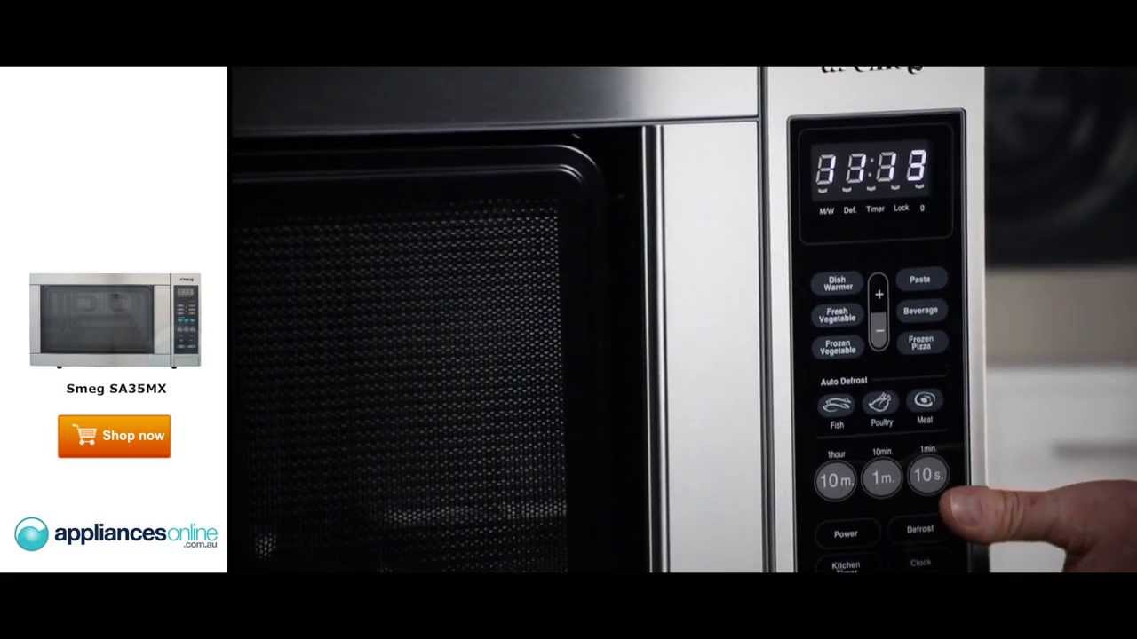 Huge 34L Smeg microwave SA35MX reviewed by product expert - Appliances