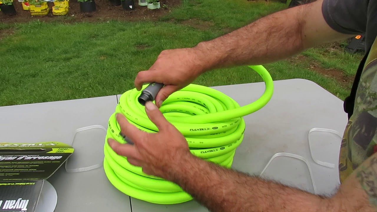 $60 100ft Hose for Raised Bed Gardening - Testing the FLEXZILLA