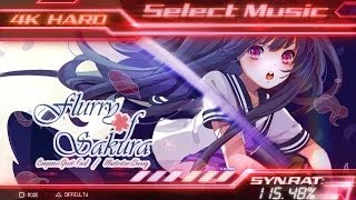 Psvita用音ゲー Musync Flurry Of Sakura 5key Hard Ex Youtube