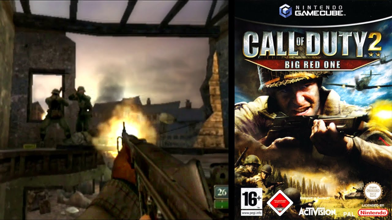 Grønthandler højttaler nakke Call of Duty 2: Big Red One ... (GameCube) Gameplay - YouTube