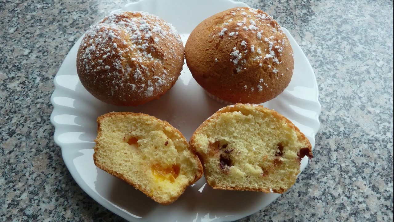 Muffins mit Mandarinen und Schoko-Tropfen - YouTube
