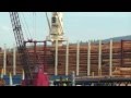 Ocean Terminals Log Export Facility loading the Jamaica Bay