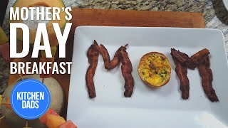 How to Make a Easy Mothers Day Breakfast Part 2 |  Eggs in Bagels |  Kitchen Dads Cooking