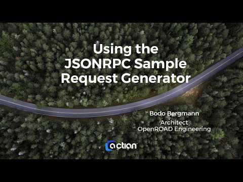 Using the JSON 2.0 RPC Sample Request Generator