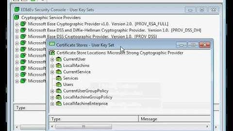 Troubleshooting with the EDIdEv eSecurityConsole Utility