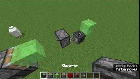 flying machine using observer blocks instead of redstone blocks 1.11 snapshots