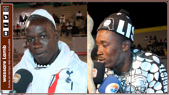Echange houleux entre Laurent Ndiago et Bou Siteu | Face to face au staduim iba mar diop