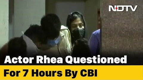 Rhea Chakraborty Questioned By CBI For 7 Hours On Day 2, Summoned Again