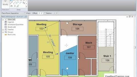 Revit - Adjusting Rooms, Walls and Spaces  - CADtech Seminars.com