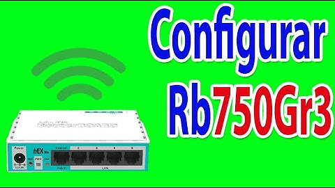 Configurar Rb750Gr3 Entrada y salida de internet - Mikrotik