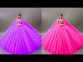 Barbie Doll Makeover Transformation ~ DIY Miniature Ideas for Barbie ~ Wig, Dress, Faceup, and More!