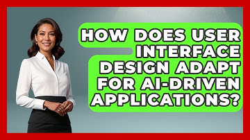 How Does User Interface Design Adapt for AI-Driven Applications? | Design Tool Unlocked News