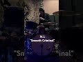 M.J. "Smooth Criminal" Drum jam, improvised cover