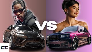 Travis Scott VS Kylie Jenner Car Collections I Car Battles