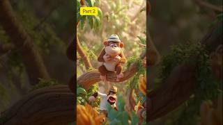 Noughty Monkey Part 2 #shorts #husky #short #ai