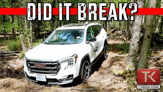 Can the GMC Terrain AT4 Handle a Simple OffRoad Trail?