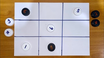 Tic Tac Toe Mathematic (Magic Square)