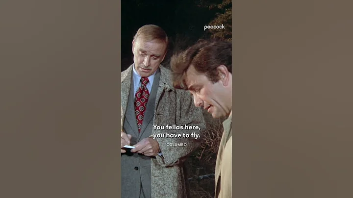 Is Detective Columbo afraid of flying? | Columbo #shorts