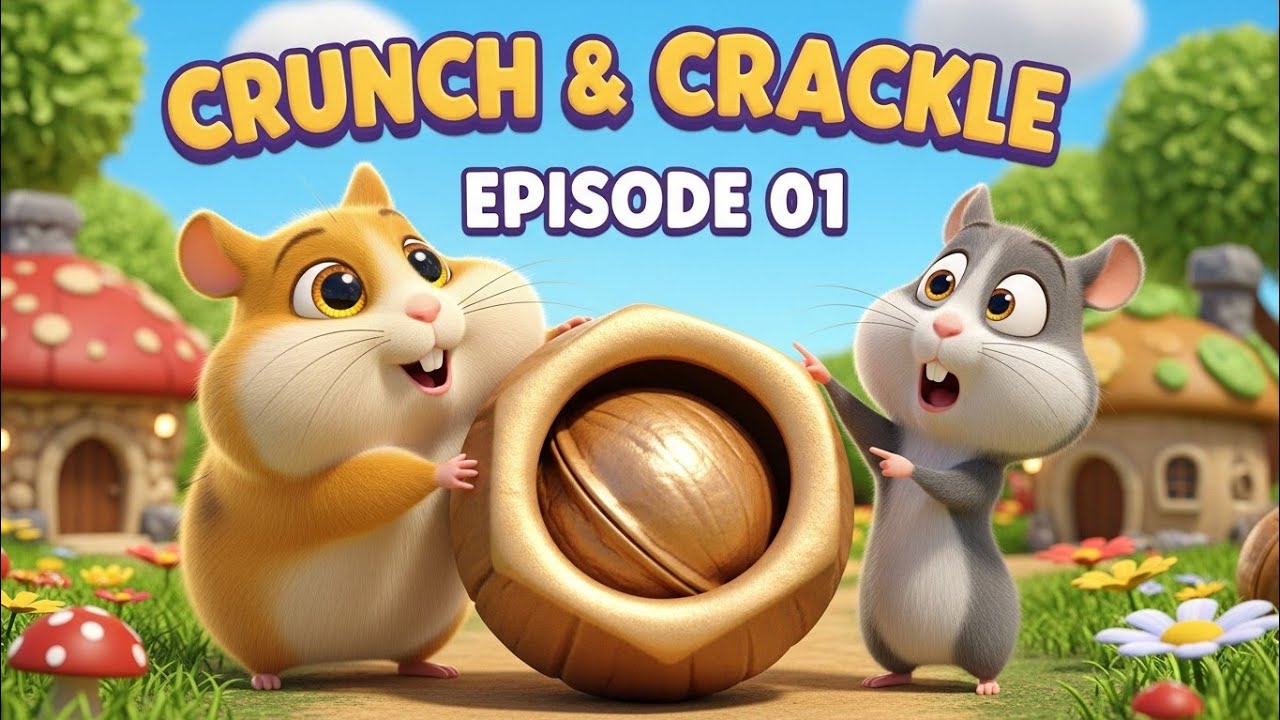 🐹🎬 CRUNCH & CRACKLE🌍 GLOBAL KIDS STORY SERIES | 🐹🎬 EPISODE 01 – “THE CRUNCHY SURPRISE”