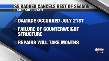 SS Badger cancels seasonal operations