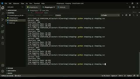 CS50 AI - Shopping