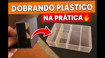 Como faço minhas caixinhas de plástico para os projetos passo a passo — Dobradeira