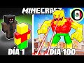 Sobreviv 100 das como el pap cruel y estricto en minecraft hardcore