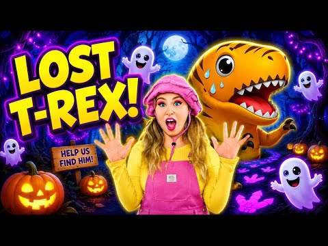 Can Lola Save T-Rex? 👻🌙 Fun Halloween Story