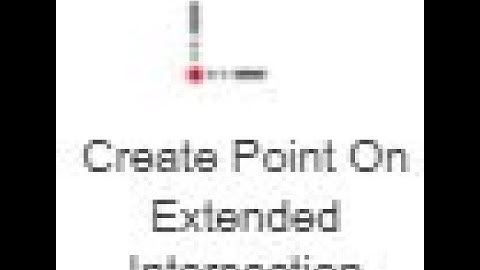 Create Point On Extended Intersection