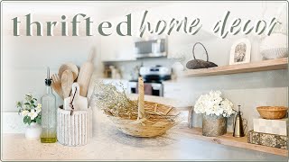 STYLING THRIFTED HOME DECOR // home decor HAUL // home decorating ideas // thrift with me