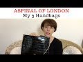 ASPINAL OF LONDON ⎢MY 3 HANDBAGS ⎢CLUTCHES & TOTE