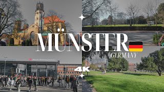 Germany Walking Tour 2024 Münster Walking Tour - City Center [4K HDR]