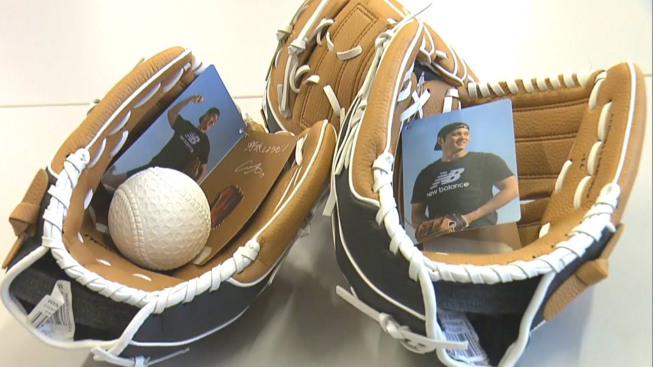 大谷翔平選手からのグラブ 岡山市の小学校に配布開始「早く子どもたち