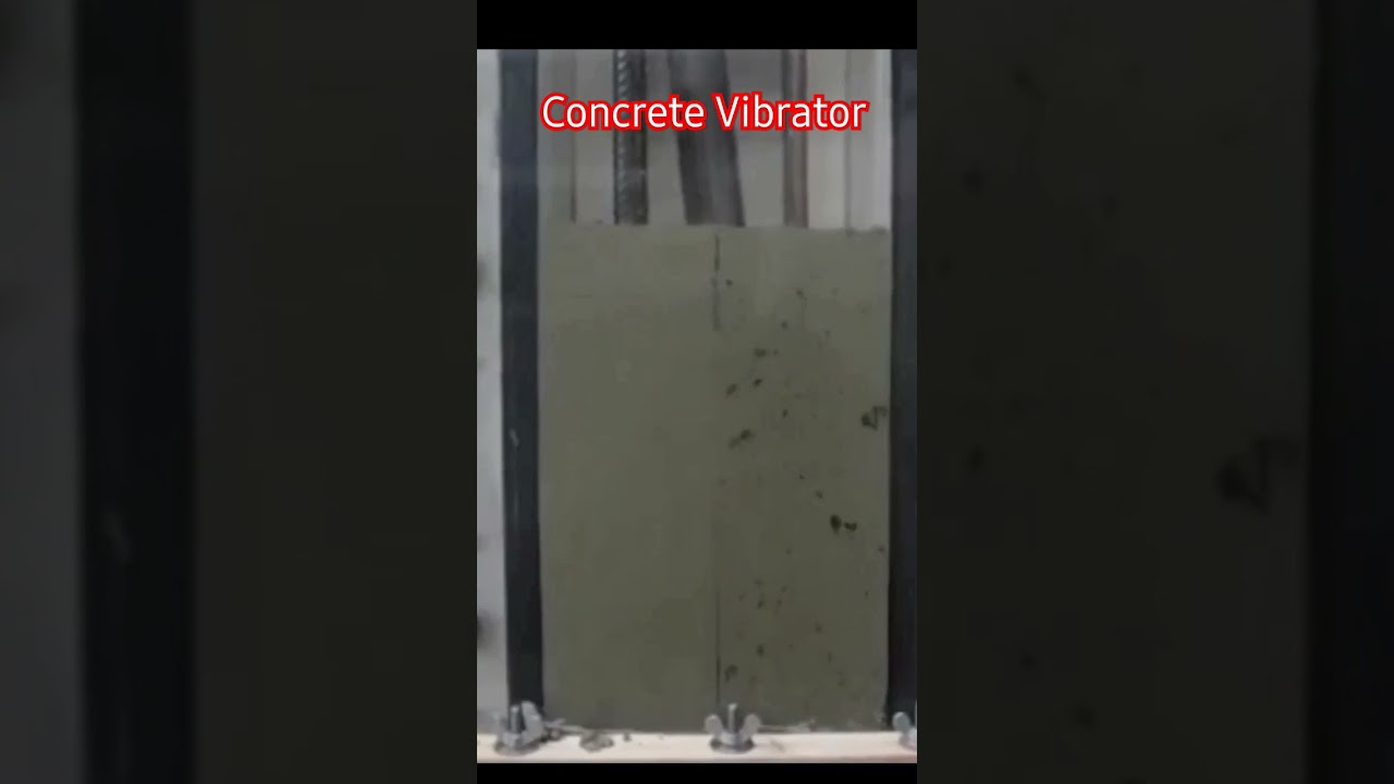 How Concrete Vibrator Work |  Demonstration | 