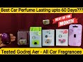 Godrej Aer Car Perfume Review | All Fragrances Tested - Irish, Musk Smoke, Lush Green, Petal Crush