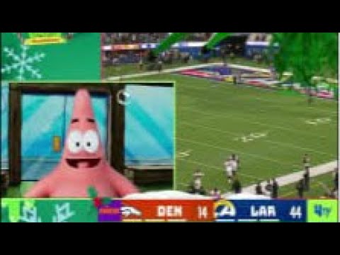 Patrick Star Shines On Nickelodeon’s NFL Christmas Broadcast By Vinny Lospinuso