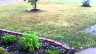 Hail in Fountain Inn 5-10-11