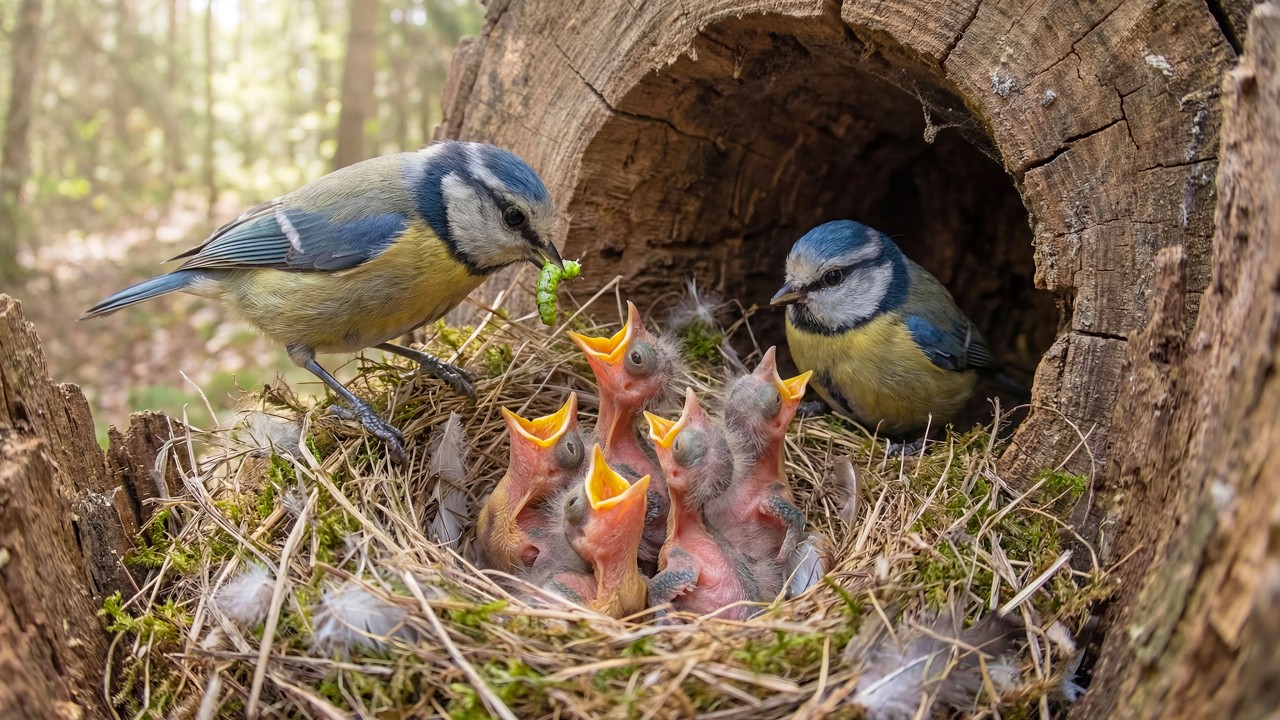 Eurasian Blue Tit: 59 Days From Egg To Survivor