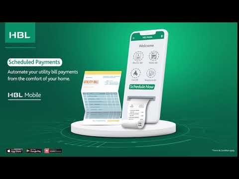 HBL Mobile Features: Scheduled Payments