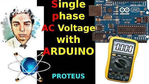 AC Voltage measurement using Arduino | single phase AC supply | ARDUINO | PROTEUS