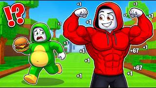 JJ and MIKEY: FAT to FIT in ROBLOX MUSCLE EVOLUTION!