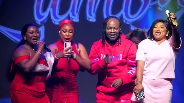 Serwaa Amihere & female fans join Daddy Lumba on stage || Valentine Day with Daddy Lumba concert