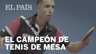 Álvaro Robles, campeón de tenis mesa
