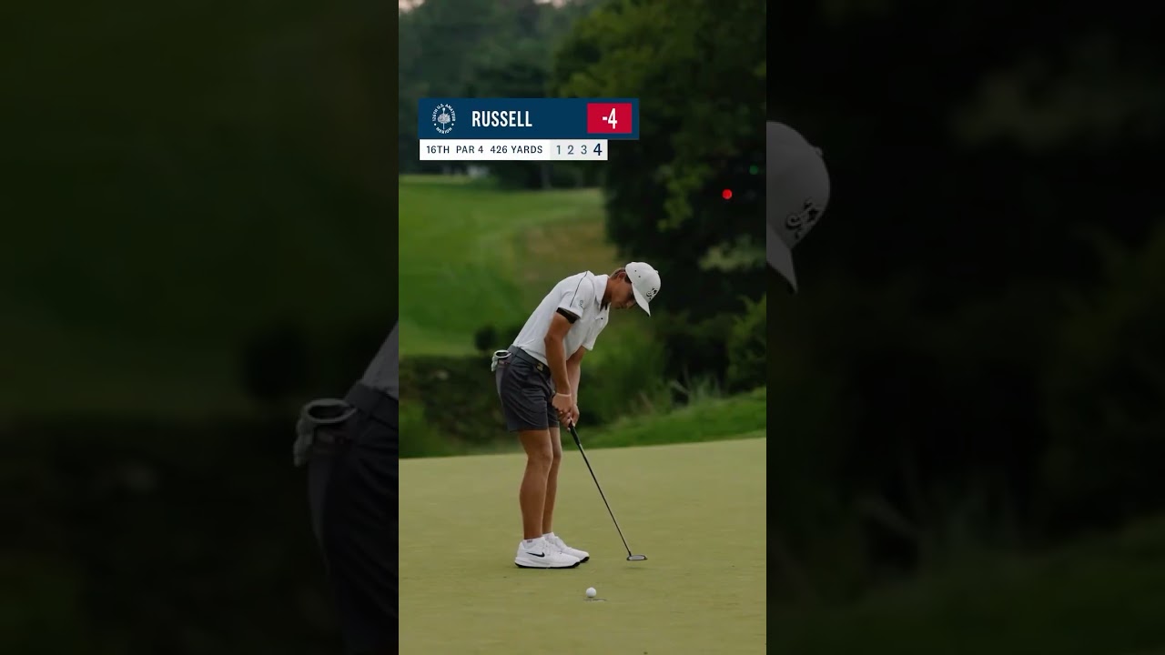 Tyler Watts. Miles Russell. FIVE holes at Merion.