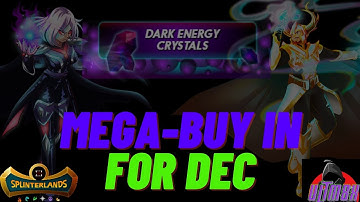 The Ultimate Guide To Splinterlands: Mega Buy-in For DEC (Dark Energy Crystal)